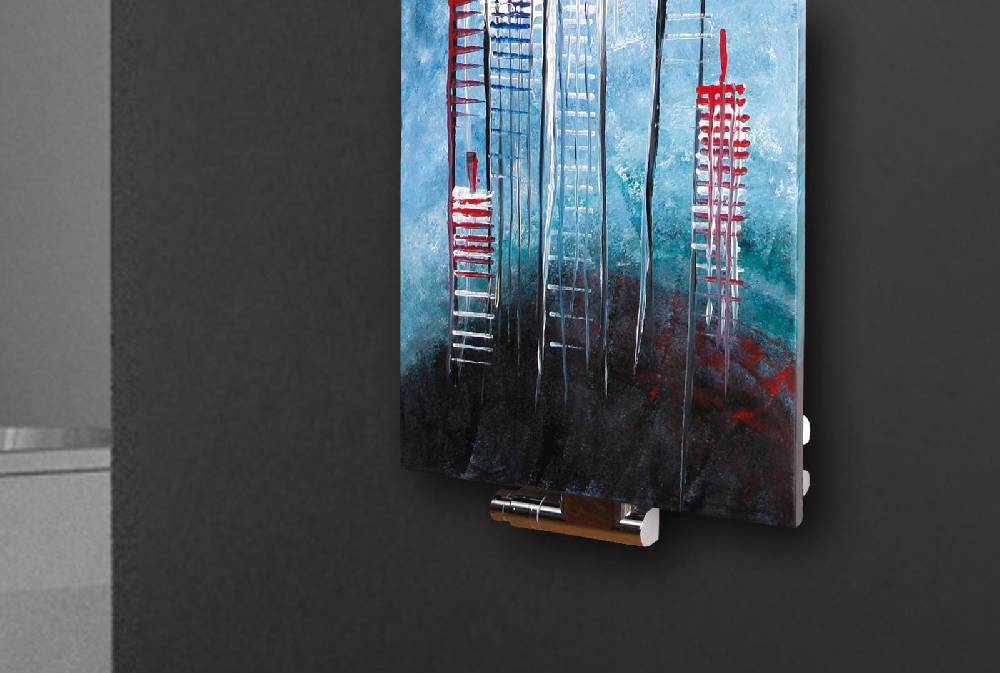 Szagato BADHEIZKÖRPER Vernissage Design 58 120x47cm 799 Watt Acryl (+1 Halter 15mm) SZAGATO Designheizkörper Handtuchheizkörpertelanschluss Handtuchwärmer Limitierter Zeitrabatt