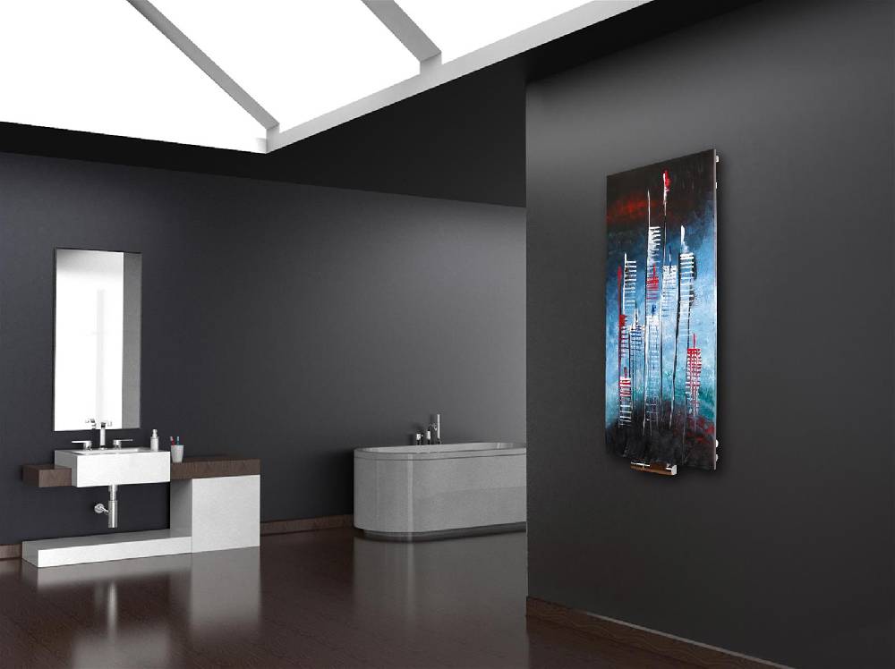 Szagato BADHEIZKÖRPER Vernissage Design 58 120x47cm 799 Watt Acryl SZAGATO Designheizkörper Handtuchheizkörper mit Mittelanschluss Handtuchwärmer Fabrik Onlineshop