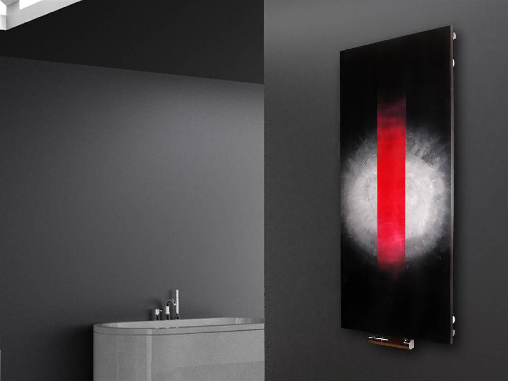Szagato BADHEIZKÖRPER Vernissage Design 59 120x47cm 799 Watt Acryl SZAGATO Designheizkörper Handtuchheizkörper mit Mittelanschluss Handtuchwärmer