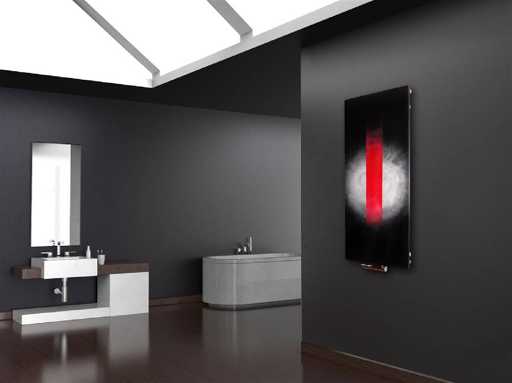 Szagato BADHEIZKÖRPER Vernissage Design 59 120x47cm 799 Watt Acryl SZAGATO Designheizkörper Handtuchheizkörper mit Mittelanschluss Handtuchwärmer Sonderangebot