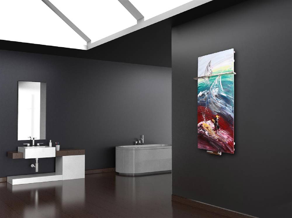 Szagato BADHEIZKÖRPER Vernissage Design 60 120x47cm 799 Watt Acryl (+1 Halter 15mm) SZAGATO Designheizkörper Handtuchheizkörpertelanschluss Handtuchwärmer Rabatt