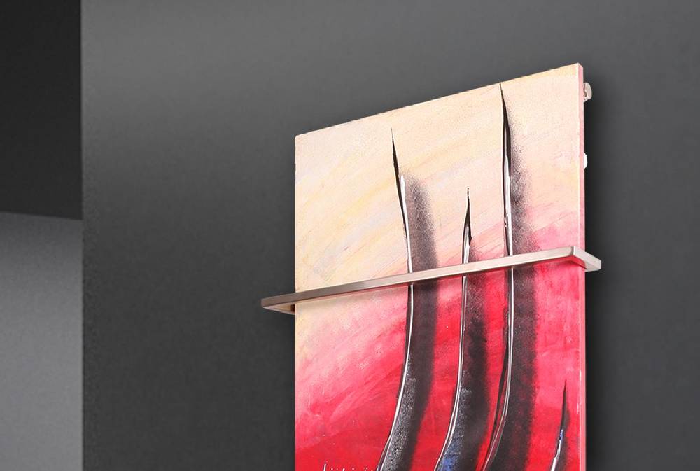 Szagato BADHEIZKÖRPER Vernissage Design 61 120x47cm 799 Watt Acryl (+1 Halter 15mm) SZAGATO Designheizkörper Handtuchheizkörpertelanschluss Handtuchwärmer Versandkostenfrei