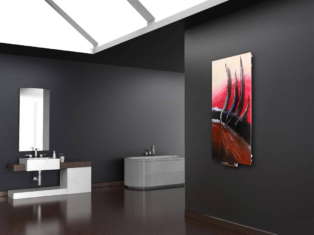 Szagato BADHEIZKÖRPER Vernissage Design 61 120x47cm 799 Watt Acryl SZAGATO Designheizkörper Handtuchheizkörper mit Mittelanschluss Handtuchwärmer Großer Ausverkauf