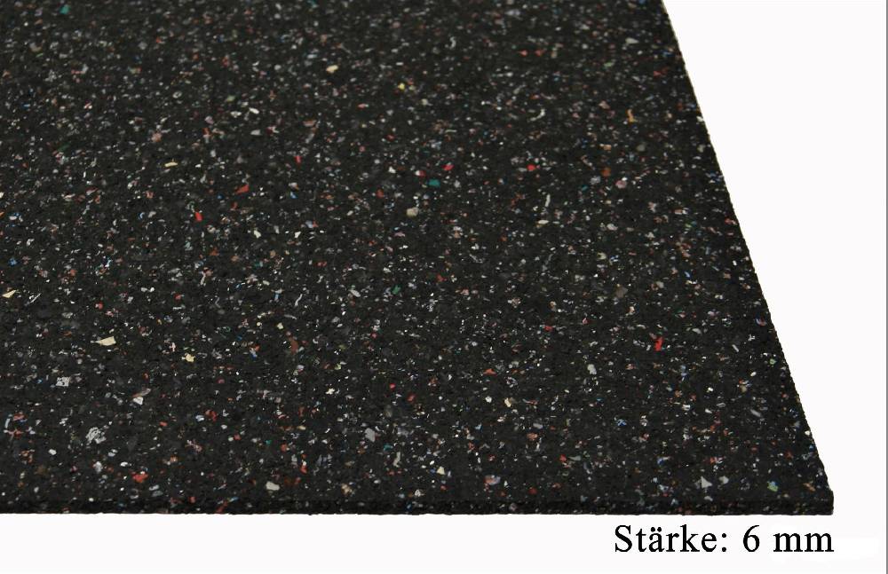 Szagato Bautenschutzmatte Gummi 120x80x0,6cm SZAGATO Gummimatte Gummigranulatmatte Antirutschmatte Gummi Granulat Matte recycelt Preisnachlass