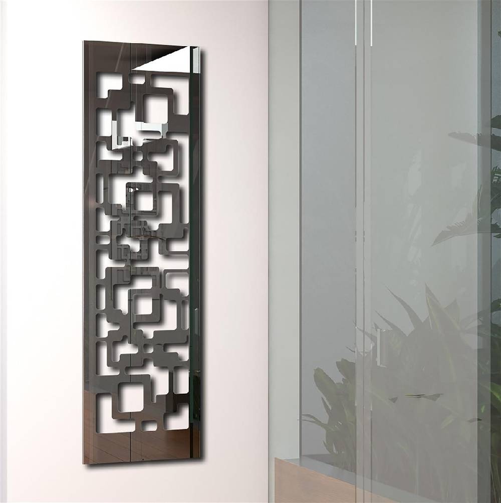 Szagato Garderobe Wandgarderobe Design Downtown 140x40cm Edelstahl SZAGATO Garderobe Metall Wand Garderobenpaneel Garderobenleiste Flurgarderobe Flur Online Outlet