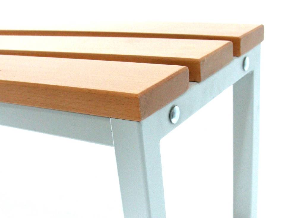 Szagato Garderobenbank mit Haken 1-seitig HxBxT 170x100x30cm Marke SZAGATO Umkleidebank Umkleide Sitzbank Garderobe mit Sitzbank Garderoben Bank Riesige Ersparnisse