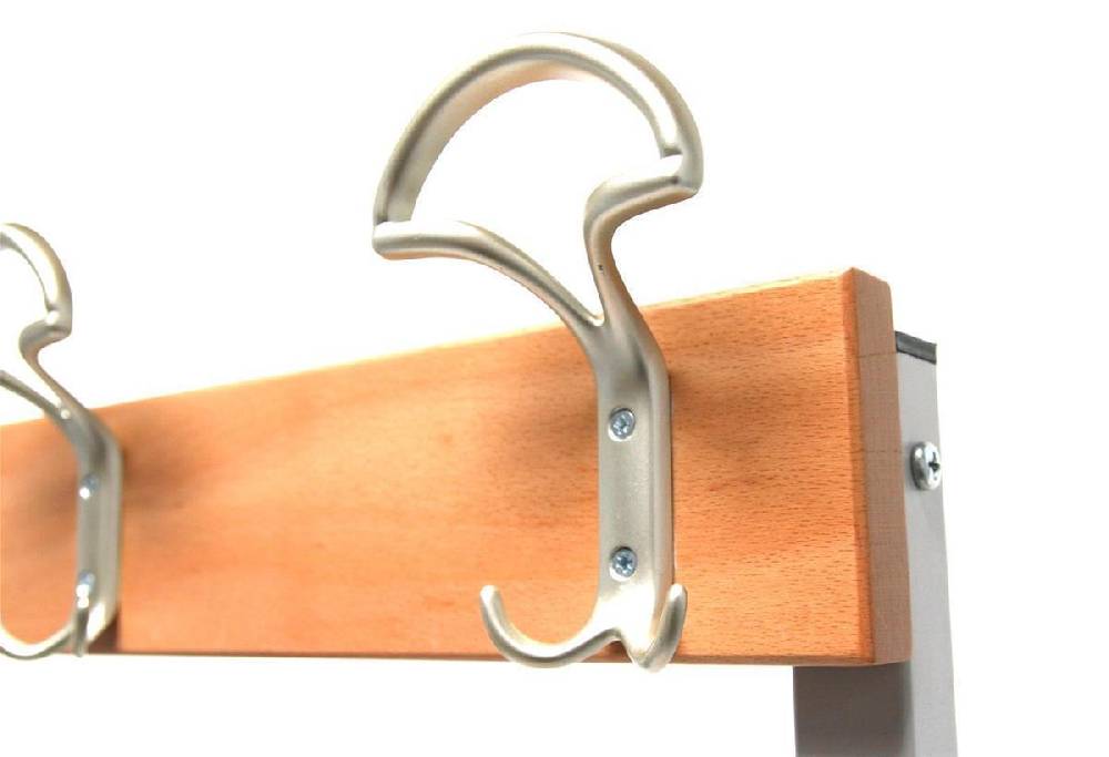 Szagato Garderobenbank mit Haken 2-seitig 2 Sitzbänke HxBxT 170x150x60cm Marke SZAGATO Umkleidebank Umkleide Sitzbank Garderobe mit Sitzbank Teennis Letzte 3 Tage