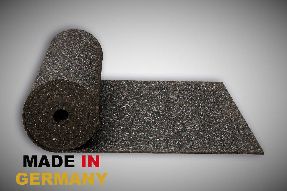 Szagato Gummimatte Anti-Vibrationsmatte 700 x 125 x 1cm SZAGATO Antirutschmatte Bautenschutzmatte Gummigranulatmatte Kofferraummatte Anti-Rutschmatte Fabrikladen