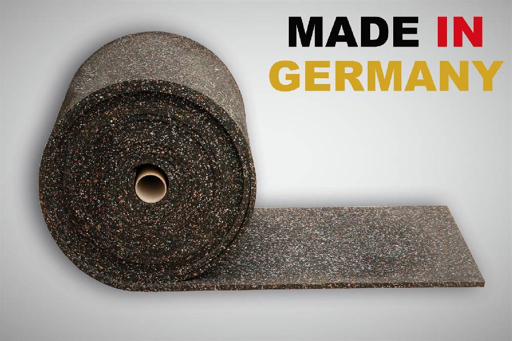 Szagato Gummimatte Anti-Vibrationsmatte Antirutschmatte 650 x 60 x 2cm SZAGATO Germany Gummigranulatmatte Antirutschmatte Kofferraummatte Anti-Rutschmatte zollfrei