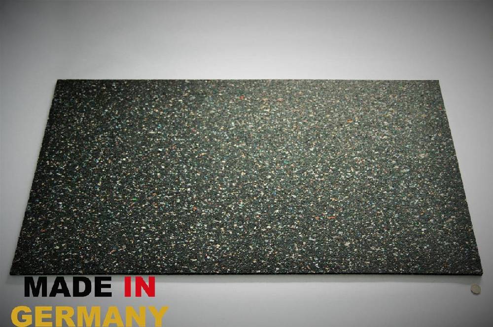 Szagato Gummimatte Waschmaschinen Anti - Vibrationsmatte 60x60x0,5cm SZAGATO Meterware Gummimatt Gummi Matte Gummigranulatmatte Antirutschmatte recycelt 2025