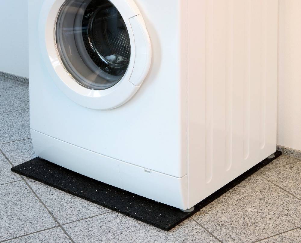 Szagato Gummimatte Waschmaschinen Anti - Vibrationsmatte 60x60x1,5cm SZAGATO Meterware Gummimatt Gummi Matte Gummigranulatmatte Antirutschmatte recycelt Online