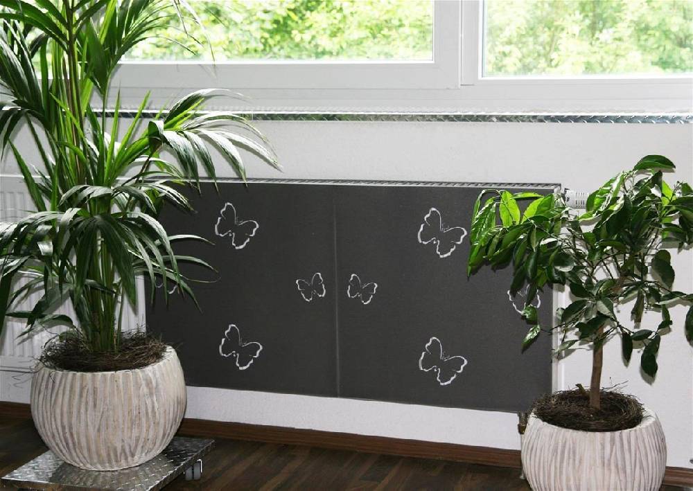 Szagato Heizkörperverkleidung 60x 60cm Butterfly anthrazit moonstone SET= 2 Stück SZAGATO Heizungsverkleidung Verkleidung Heizkörper Abdeckung für Heizkörper Günstig kaufen