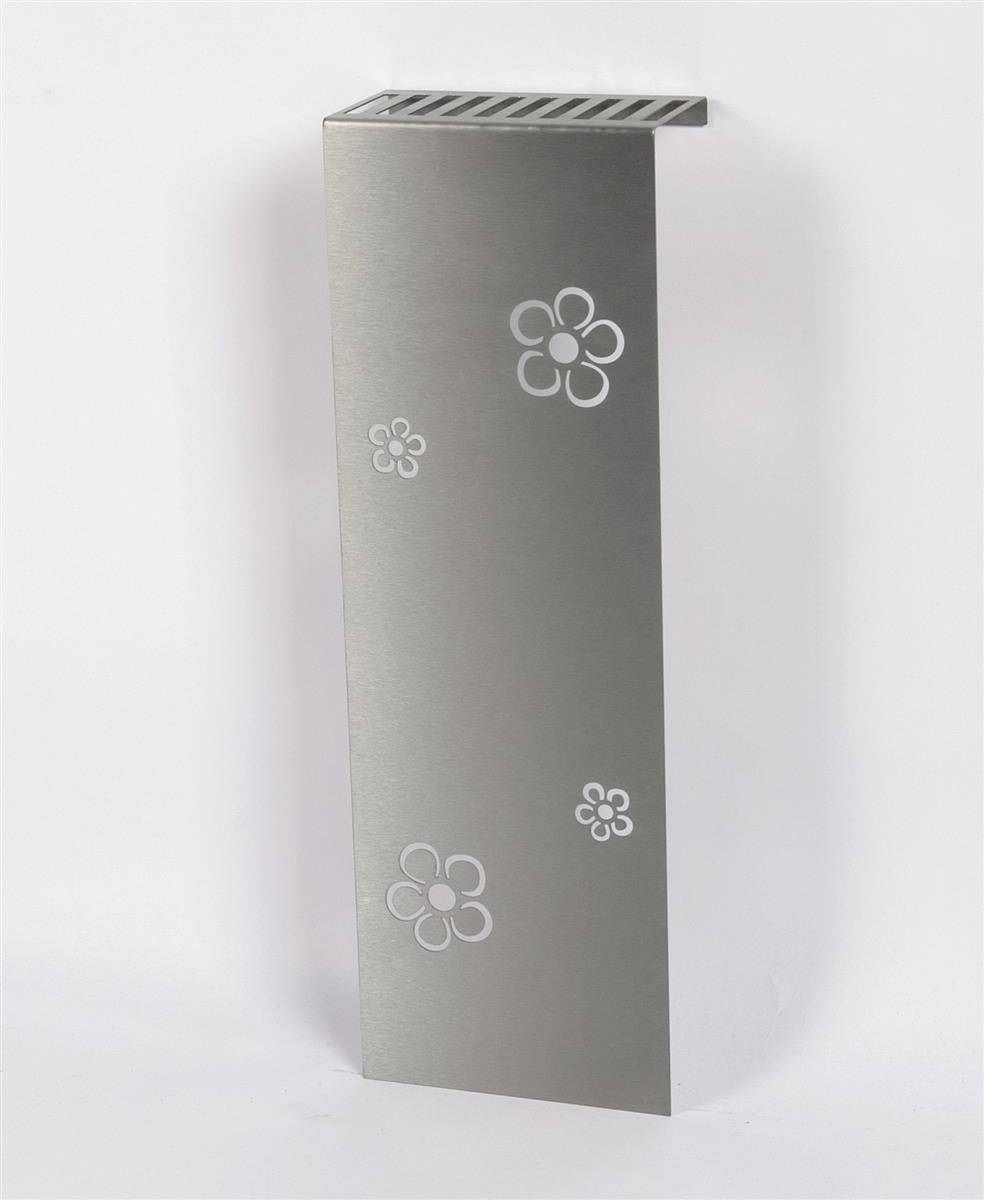 Szagato Heizkörperverkleidung Edelstahl 60 x 20cm Design Flower Frame (3 Stück) SZAGATO Heizungsverkleidung Verkleidung Heizkörper Abdeckung für Heizkörper Online Shopping