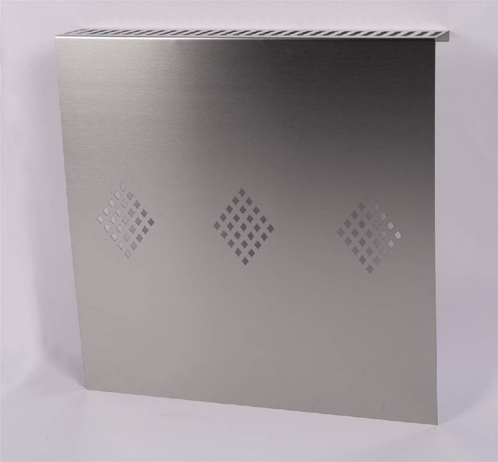 Szagato Heizkörperverkleidung Edelstahl 60 x 60cm Design Raute (SET=2 Stück) SZAGATO Heizungsverkleidung Verkleidung Heizkörper Abdeckung für Heizkörper Weihnachtsangebot