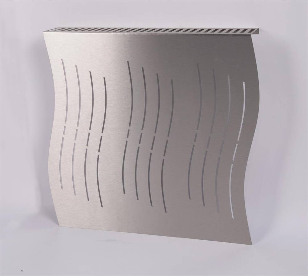 Szagato Heizkörperverkleidung Edelstahl 60 x 60cm Design Wave (1 Stück) SZAGATO Heizungsverkleidung Verkleidung Heizkörper Abdeckung für Heizkörper Osterangebot