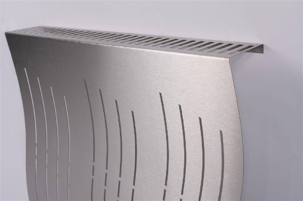 Szagato Heizkörperverkleidung Edelstahl 60 x 60cm Design Wave (1 Stück) SZAGATO Heizungsverkleidung Verkleidung Heizkörper Abdeckung für Heizkörper Osterangebot