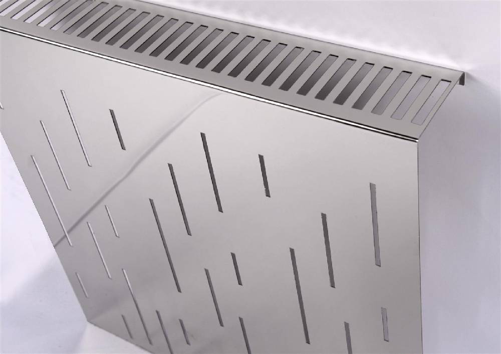 Szagato Heizkörperverkleidung Edelstahl glänzend 60 x 60cm Design Rain (1 Stück) SZAGATO Heizungsverkleidung Verkleidung Heizkörper Abdeckung für Heizkörper Valentinstagsangebot