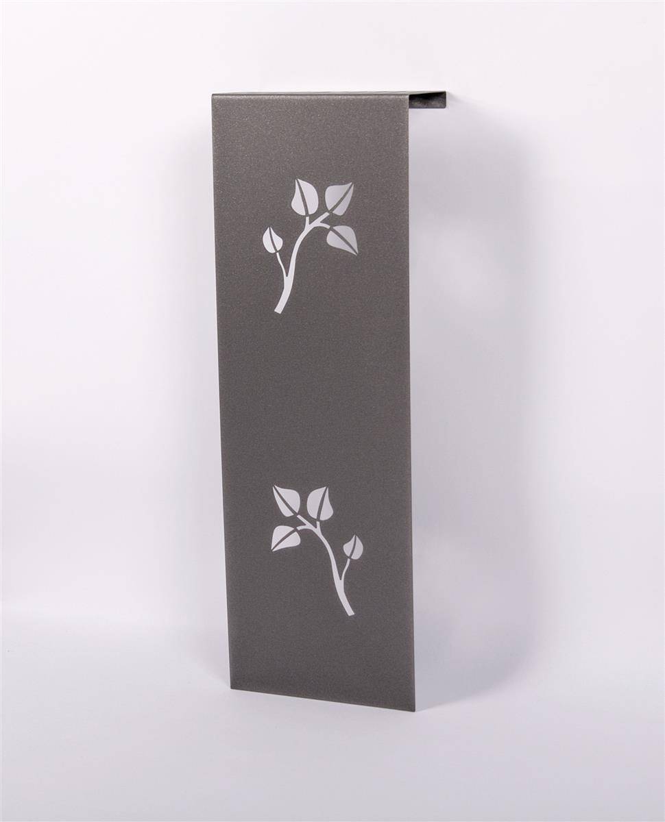 Szagato Heizkörperverkleidung 60 x 20cm Leaves anhrazit (1 Stück) SZAGATO Heizungsverkleidung Verkleidung Heizkörper Abdeckung Heizkörper Heizungsabdeckung Räumungsverkauf