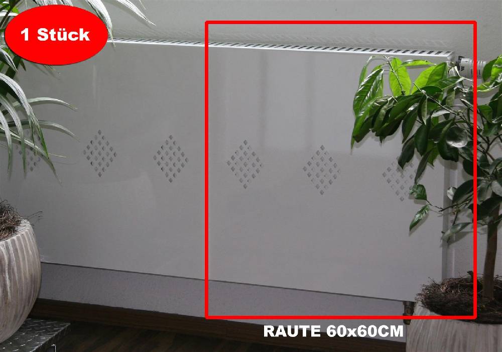 Szagato Heizkörperverkleidung 60 x 60cm Design Raute weiß (1 Stück) SZAGATO Heizungsverkleidung Verkleidung Heizkörper Abdeckung Heizkörper Heizungsabdeckung JETZT KAUFEN
