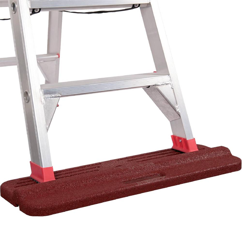 Szagato Leitermatte Anti-Rutschmatte LxBxH 75x25x5cm rot SZAGATO Gummi Antirutschmatte Leitern Leitermatte Gummimatte für Leitern Sicherung aus Gummigranulat Black Friday Preise