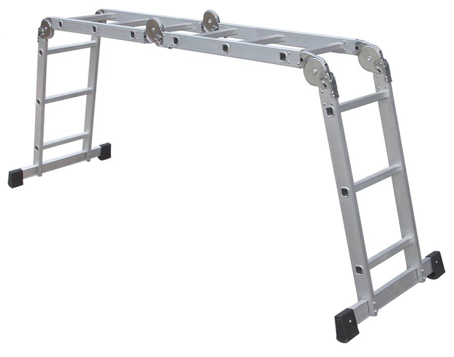 Szagato Mehrzweckleiter 4x3 Stufen 330cm ALU SZAGATO Arbeitsleiter ALU Multifunktions-Leiter Gelenkleiter 3in1 Mehrzweckleiter Vielzweckleiter Im Verkauf