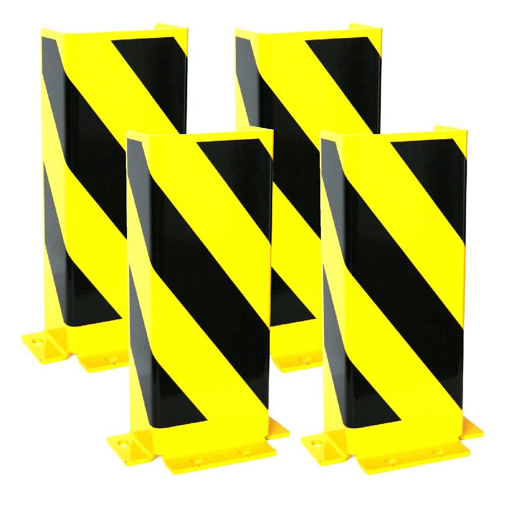 Szagato Rammschutz U-Profil SET (4 Stück) 400x82x165x82x5 mm SZAGATO Regal Anfahrschutz Regale Rammschutzbügel Rammschutze Anfahrschutzecke Rammschutzecke