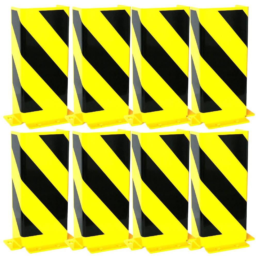 Szagato Rammschutz U-Profil SET (8 Stück) 400x82x165x82x5 mm SZAGATO Regal Anfahrschutz Regale Rammschutzbügel Rammschutze Anfahrschutzecke Rammschutzecke