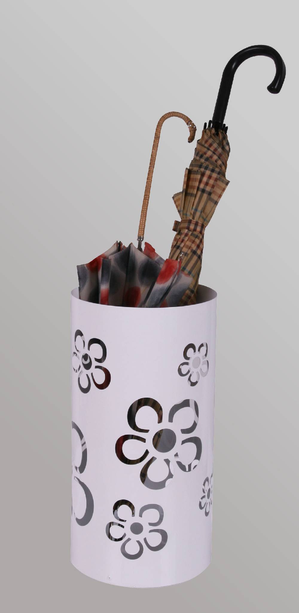 Szagato Regen Schirmständer Design Flower 49xØ23cm weiß SZAGATO Made in Germany moderner Regenschirmständer groß Schirmhalter Regenschirmhalter Design