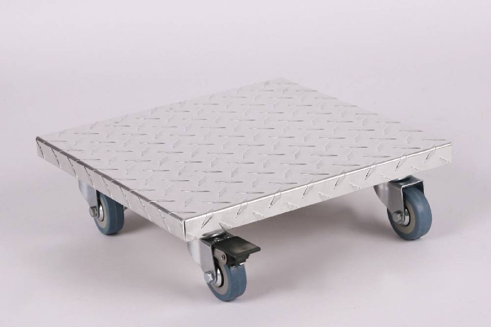 Szagato Rollbrett Pflanzenroller 30x30cm Alu 150 kg PU-Rolle SZAGATO Made in Germany Blumenuntersetzer Möbelroller Outdoor Blumenroller Transportroller Exklusivangebot