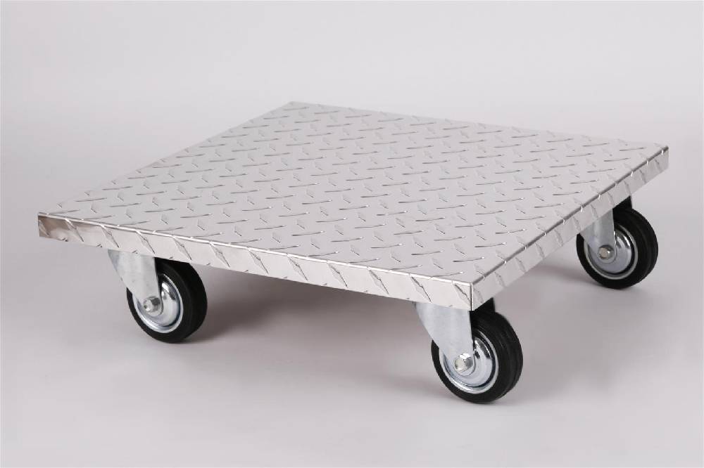 Szagato Rollbrett Pflanzenroller 40x40cm ALU 200kg große Rollen SZAGATO Made in Germany Blumenuntersetzer Möbelroller Outdoor Blumenroller Transportroller Online Outlet