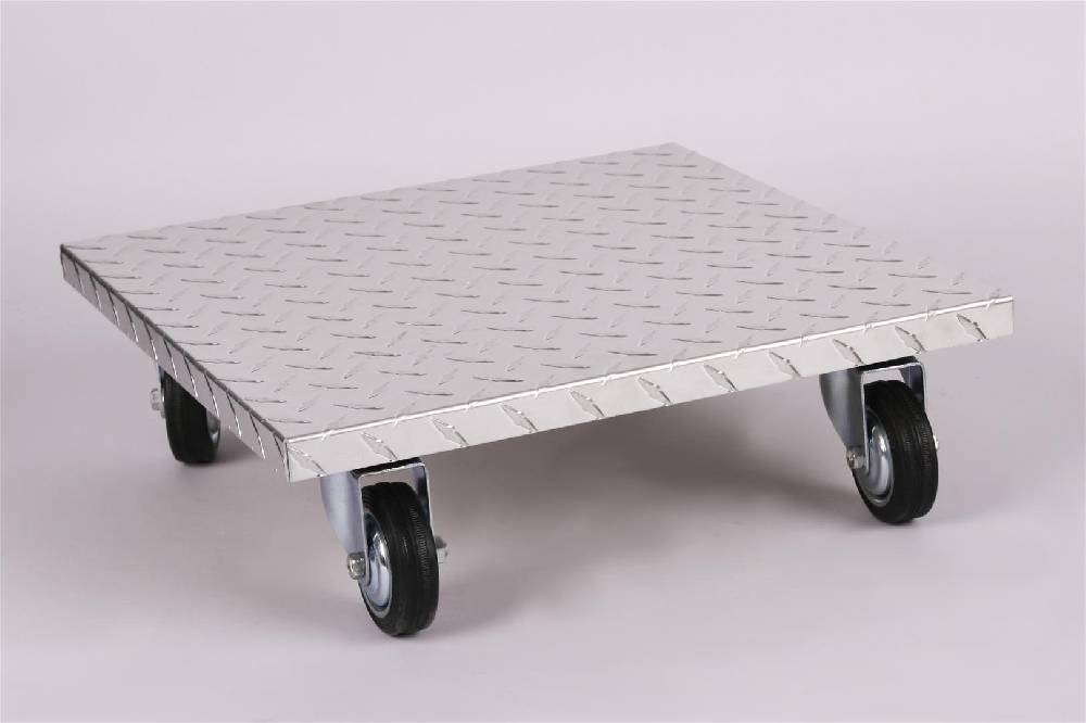 Szagato Rollbrett Pflanzenroller 40x40cm ALU 200kg große Rollen SZAGATO Made in Germany Blumenuntersetzer Möbelroller Outdoor Blumenroller Transportroller Online Outlet