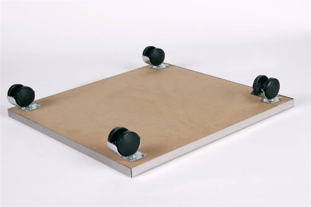 Szagato Rollbrett Pflanzenroller 40x40cm Edelstahl 120kg Chromrollen + Bremse SZAGATO Made in Germany Blumenuntersetzer Möbelroller Outdoor Blumenroller Blitzangebot