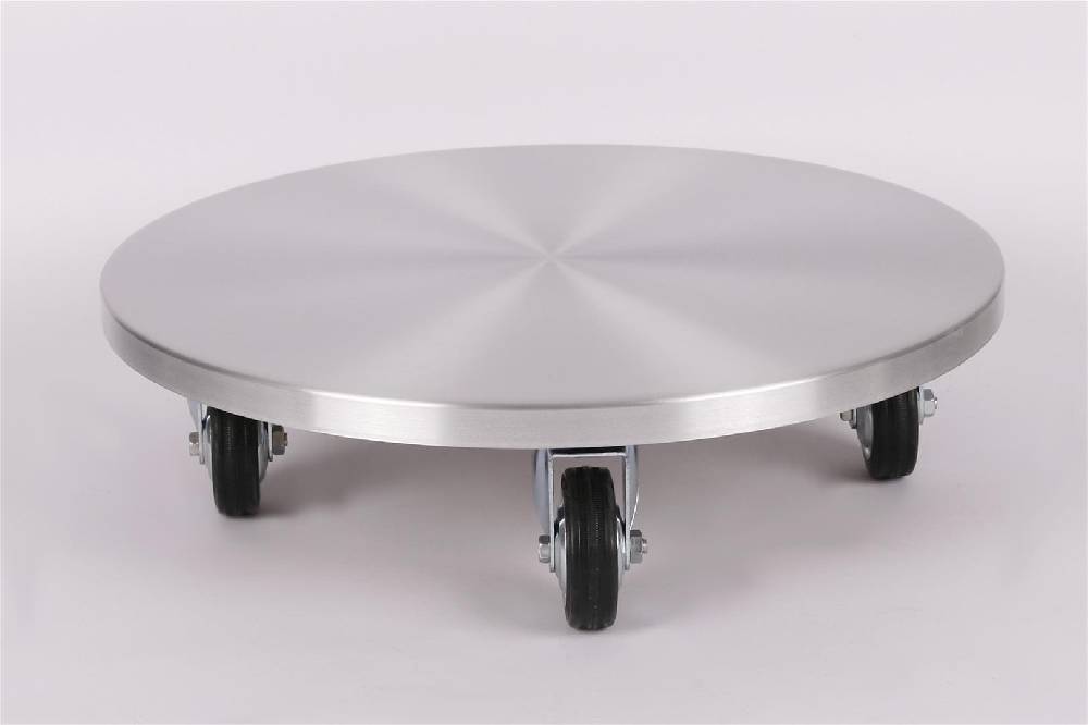 Szagato Rollbrett Pflanzenroller Ø46cm ALU 200kg große Rollen SZAGATO Made in Germany Blumenuntersetzer Möbelroller Outdoor Blumenroller Transportroller Riesige Ersparnisse