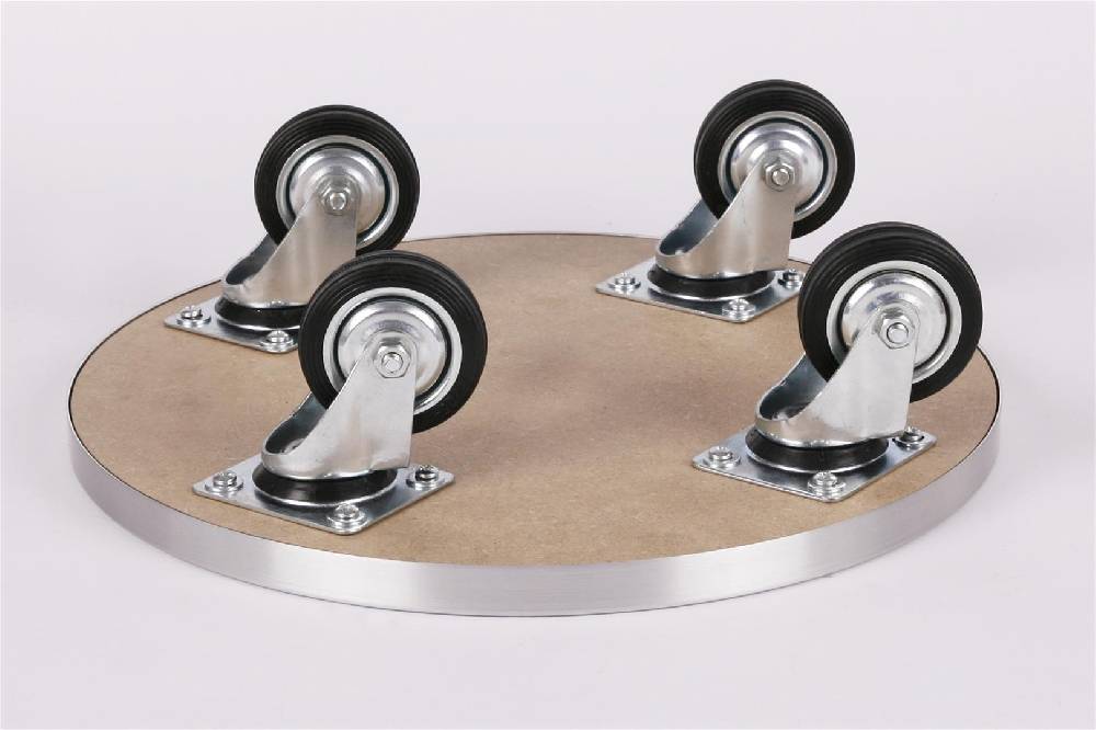 Szagato Rollbrett Pflanzenroller Ø46cm ALU 200kg große Rollen SZAGATO Made in Germany Blumenuntersetzer Möbelroller Outdoor Blumenroller Transportroller Riesige Ersparnisse