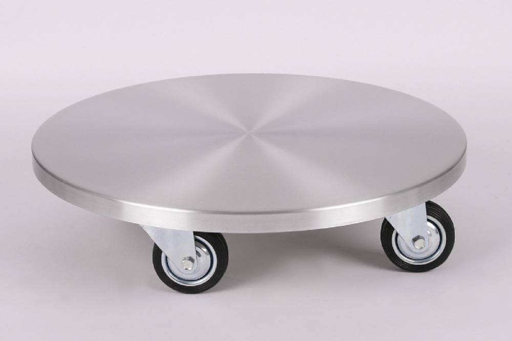 Szagato Rollbrett Pflanzenroller Ø46cm ALU 200kg große Rollen SZAGATO Made in Germany Blumenuntersetzer Möbelroller Outdoor Blumenroller Transportroller Riesige Ersparnisse