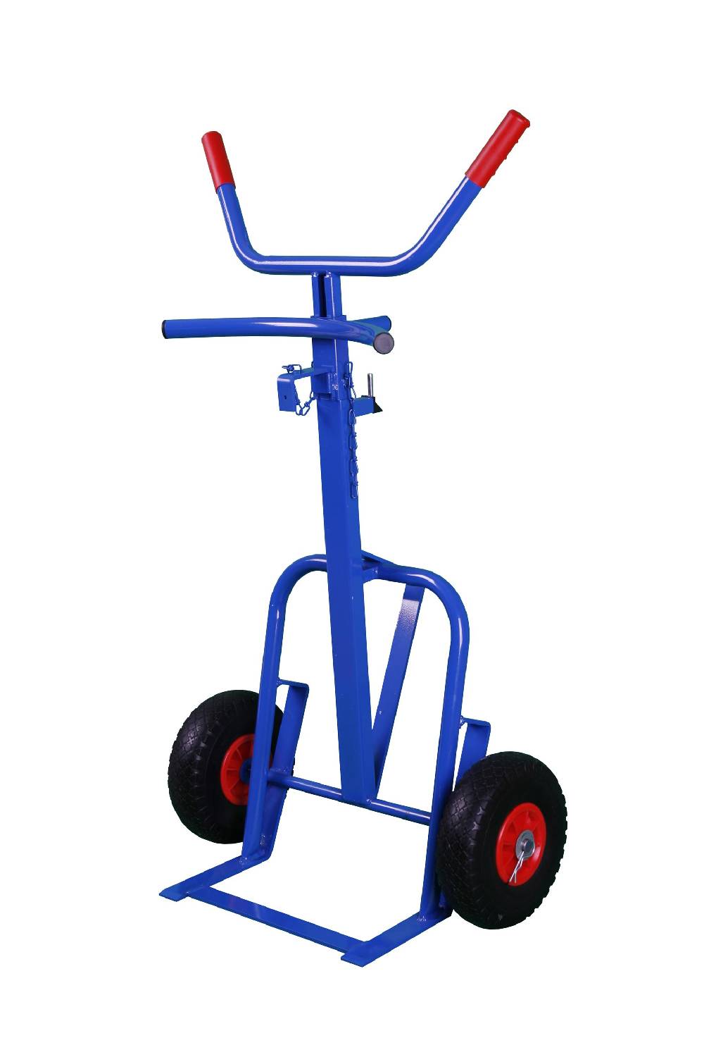 Szagato Sackkarre 250 kg für Fässer 112x65x42cm blau SZAGATO Fass Sackkare 200kg Sackkarre für Fässer Transportkarre klappbar Sackkarre für Tonnen