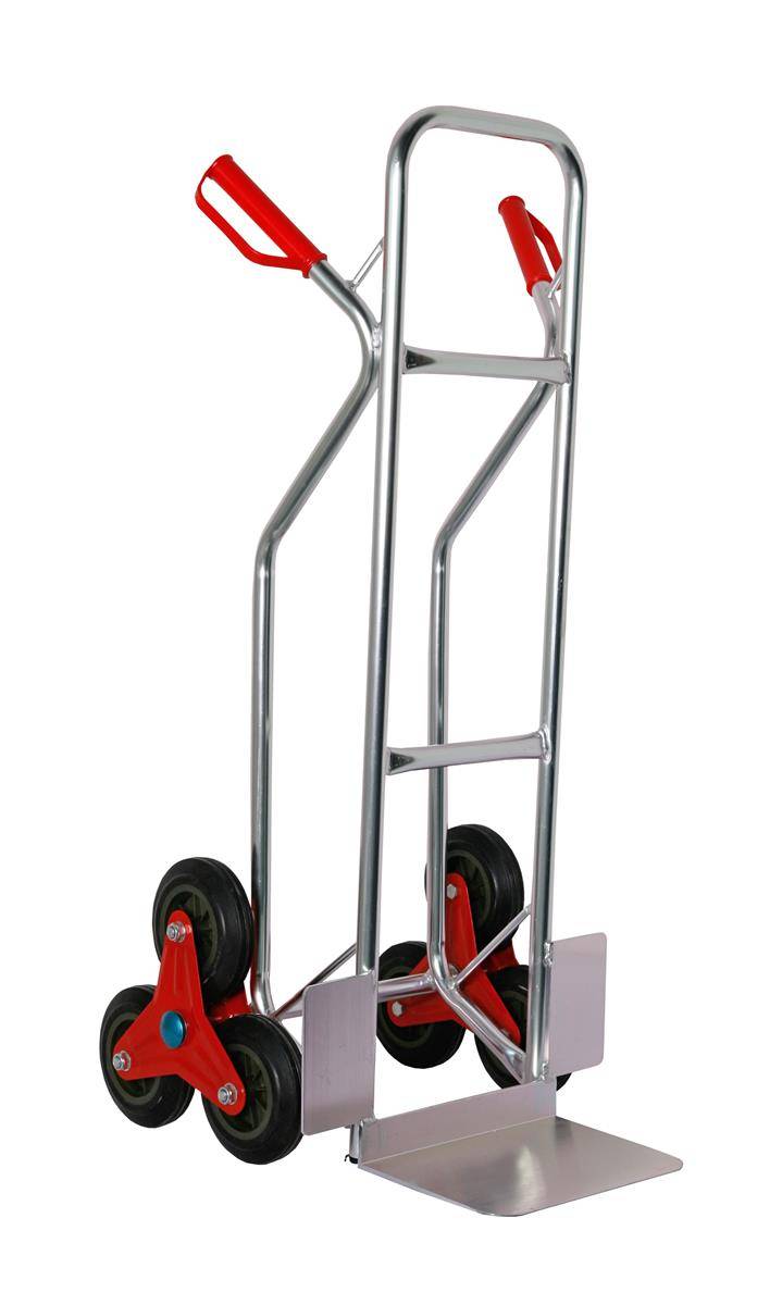 Szagato Sackkarre für Treppen ALU 200 kg 111x55x55cm SZAGATO Treppen Sackkare Treppensteiger Transportkarre klappbar Sackkarre Aluminium Sackkarre klappbar Nur noch ein Tag übrig