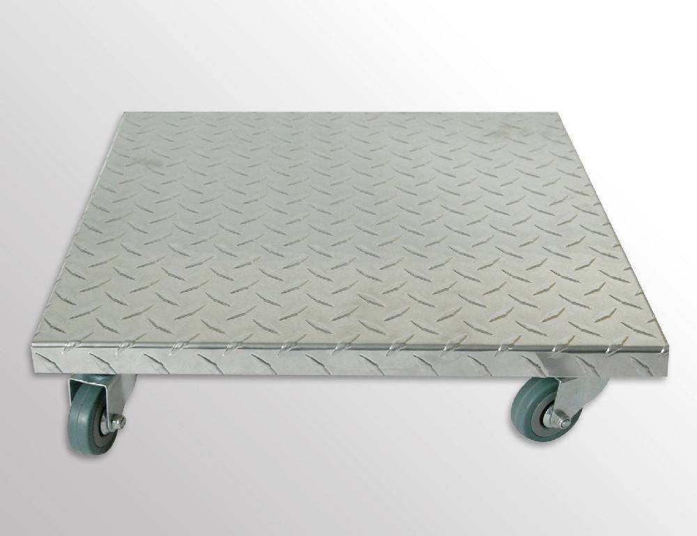 Szagato Rollbrett Pflanzenroller 50x50cm Alu 150 kg PU-Rolle SZAGATO Made in Germany Blumenuntersetzer Möbelroller Outdoor Blumenroller Transportroller Super Rabatt