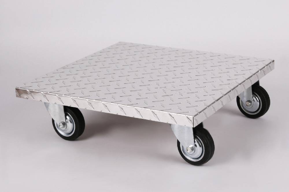 Szagato Rollbrett Pflanzenroller 50x50cm ALU 200kg große Rollen SZAGATO Made in Germany Blumenuntersetzer Möbelroller Outdoor Blumenroller Transportroller 50% Rabatt mit kostenlosem Versand