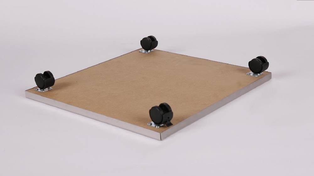 Szagato Rollbrett Pflanzenroller 50x50cm Edelstahl 100kg Bürorollen + Bremse SZAGATO Made in Germany Blumenuntersetzer Möbelroller Outdoor Blumenroller Kostenloser Versand international