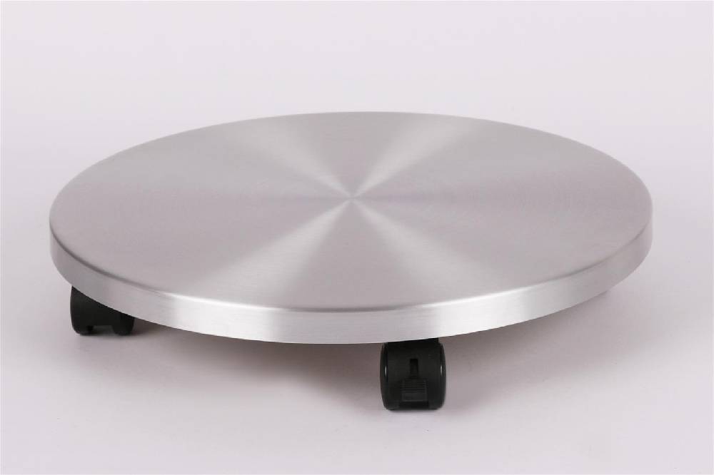 Szagato Rollbrett Pflanzenroller Ø30cm ALU 100kg Bürorollen + Bremse SZAGATO Made in Germany Blumenuntersetzer Möbelroller Blumenroller Transportroller zollfrei