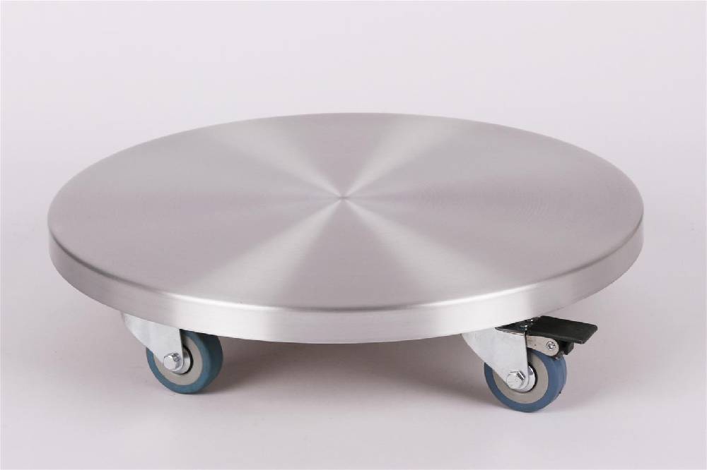 Szagato Rollbrett Pflanzenroller Ø30cm ALU 150kg PU-Rolle + Bremse SZAGATO Made in Germany Blumenuntersetzer Möbelroller Outdoor Blumenroller Transportroller Rabatte dieses Monats