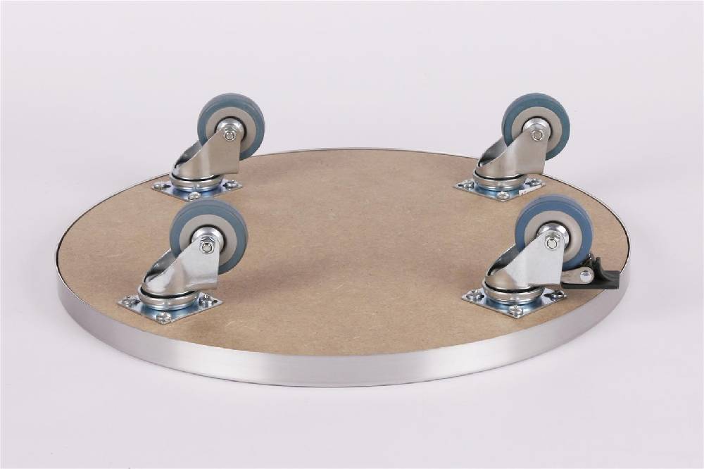 Szagato Rollbrett Pflanzenroller Ø30cm ALU 150kg PU-Rolle + Bremse SZAGATO Made in Germany Blumenuntersetzer Möbelroller Outdoor Blumenroller Transportroller Rabatte dieses Monats