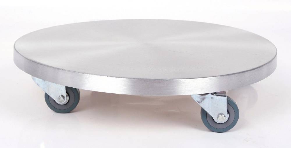 Szagato Rollbrett Pflanzenroller Ø30cm ALU 150kg PU-Rolle SZAGATO Made in Germany Blumenuntersetzer Möbelroller Outdoor Blumenroller Transportroller 2025