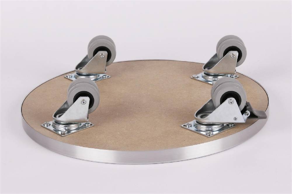 Szagato Rollbrett Pflanzenroller Ø30cm ALU 300kg Doppelrollen + Bremse SZAGATO Made in Germany Blumenuntersetzer Möbelroller Blumenroller Transportroller Outlet