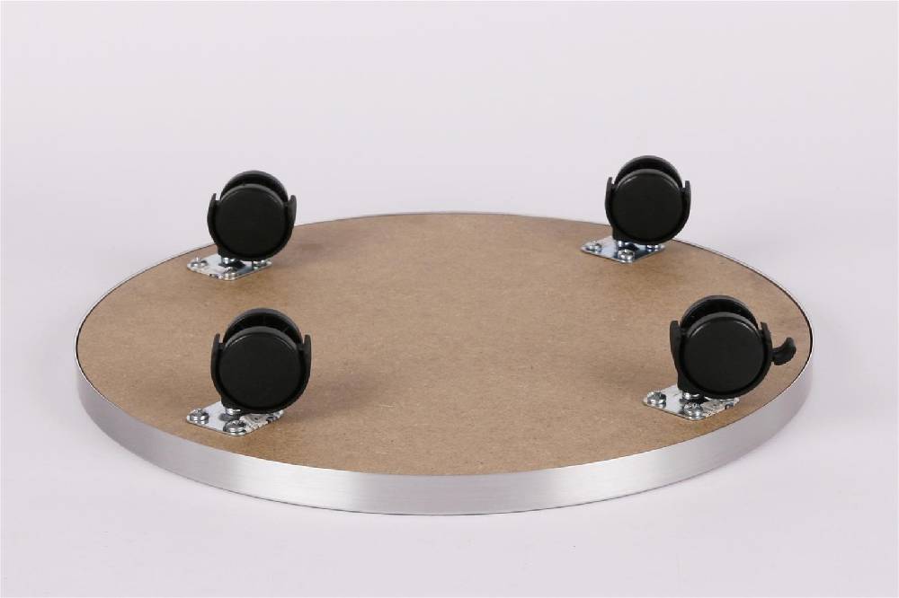 Szagato Rollbrett Pflanzenroller Ø40cm ALU 100kg Bürorollen + Bremse SZAGATO Made in Germany Blumenuntersetzer Möbelroller Blumenroller Transportroller Auslauf