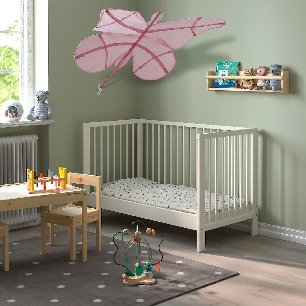 IKEA SNÖFINK Betthimmel Schmetterling/rosa Sonderangebote