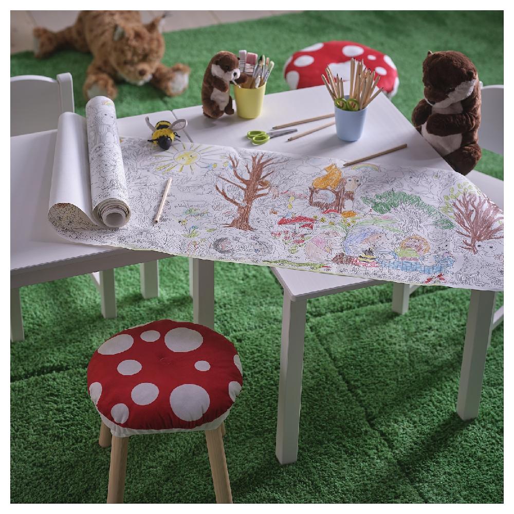 IKEA SKOGSDUVA Malpapierrolle Zauberwald 10 m Super Sparpreis