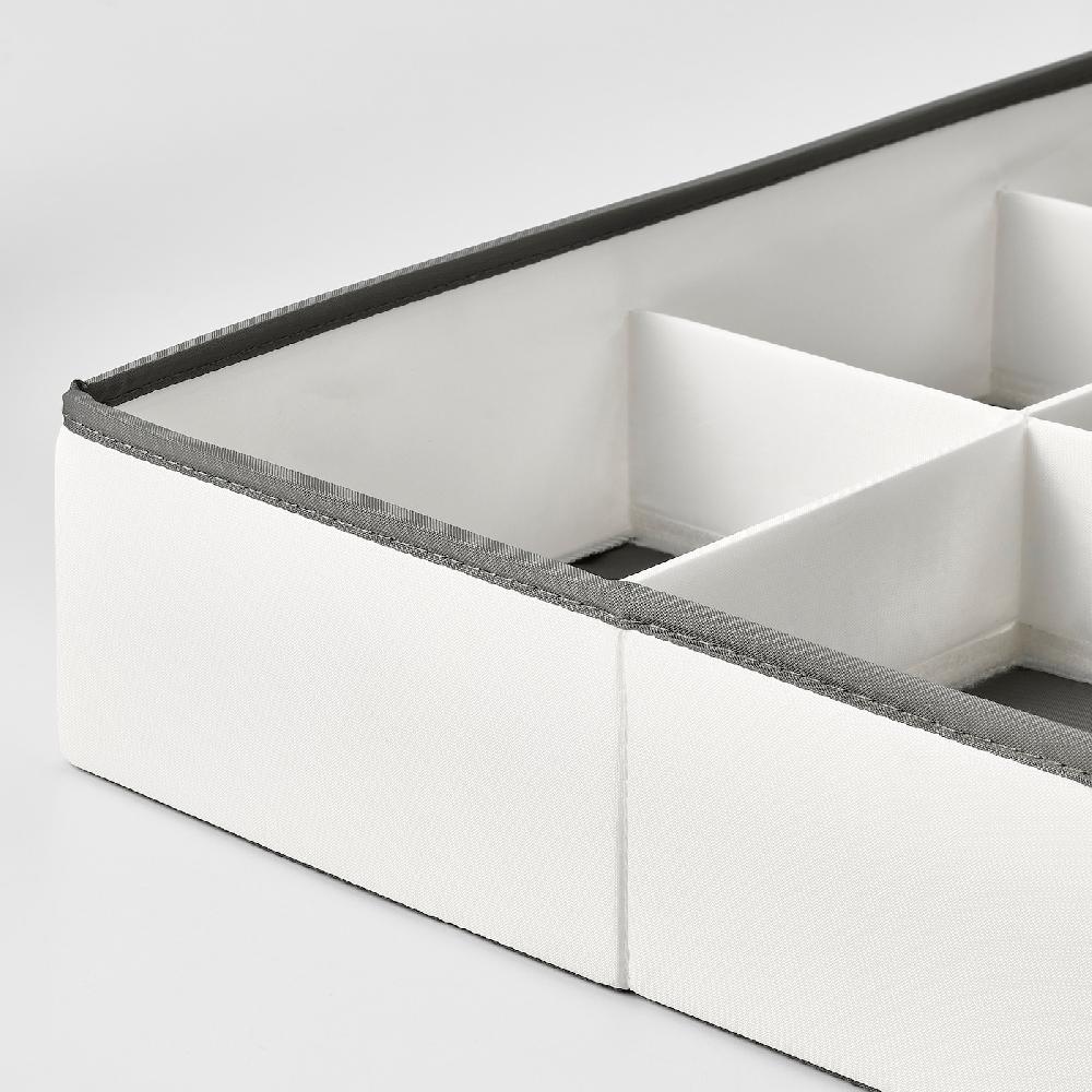 IKEA JÄTTEBJÖRN Sortierbox weiß/grau 50x35x9 cm Letzte 2 Tage