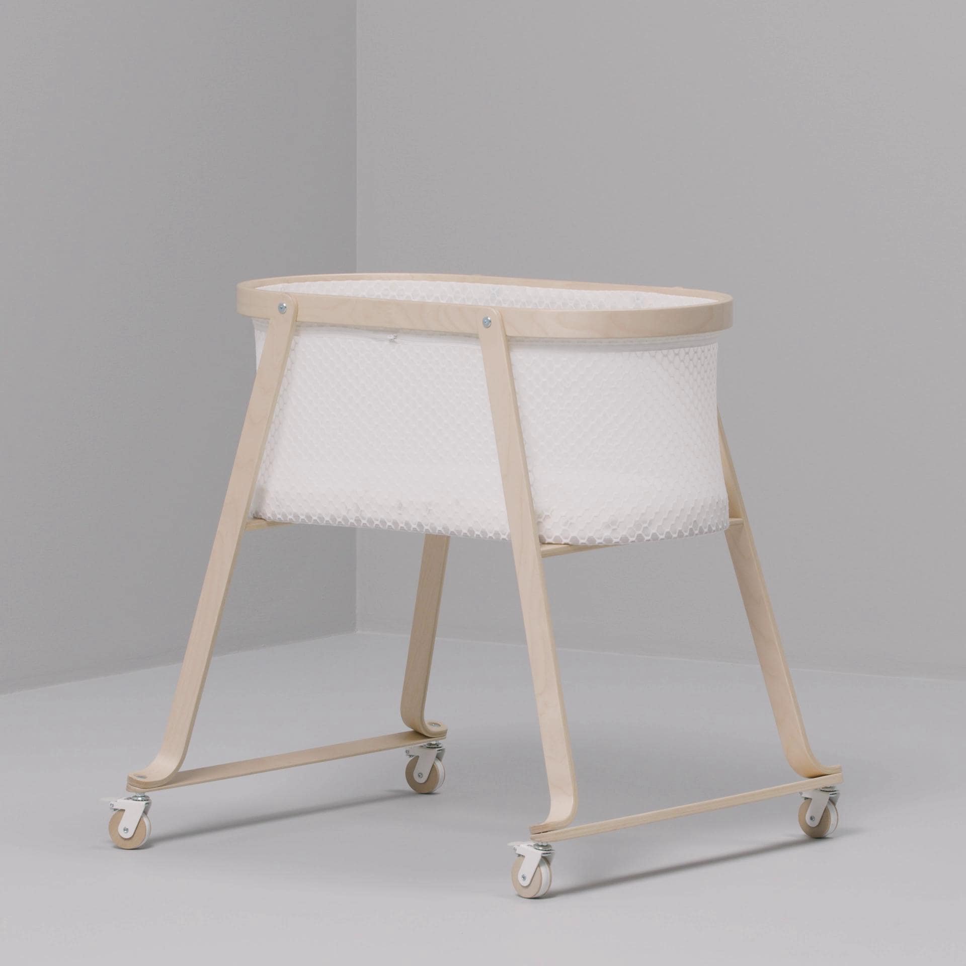 IKEA ÄLSKVÄRD Stubenwagen mit Matratze Birke 40x73 cm Zeitbegrenzte Promotion